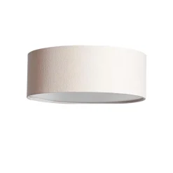ABBIE Plafond Rund 38cm Beige/Linne