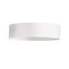 ABBIE Plafond Rund 38cm Vit/Linne