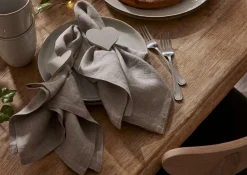 ACCESSORIZE Ljusmanschett 2-pack Hjärta Beige