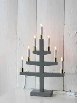 ACCESSORIZE Ljusmanschett 7-pack Mässinghylsa