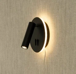 ACE Väggspot 14cm Svart