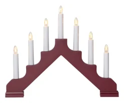 ADA Ljusstake 7L 37,5cm Röd