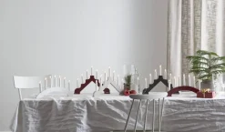 ADA Ljusstake 7L 37,5cm Röd