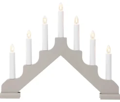 ADA Träljusstake 37,5cm Elefantgrå