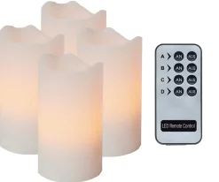 Advent LED Blockljus 4-pack Vit
