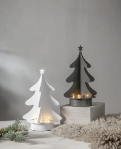 AFTON Ljusstake Gran 31cm Grön