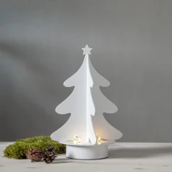 AFTON Ljusstake Gran 31cm Vit