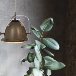 ALASKA Taklampa 26cm Järngrå