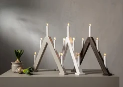 ALBO Ljusstake 5L 41cm Beige