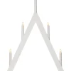 ALBO Ljusstake 5L 66cm Vit