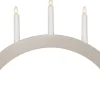 ALBO Träljusstake 5L 33cm Båge Beige