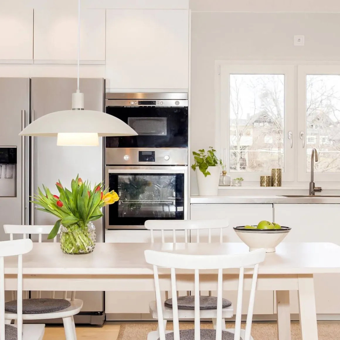 ALFA Taklampa 42cm Vit