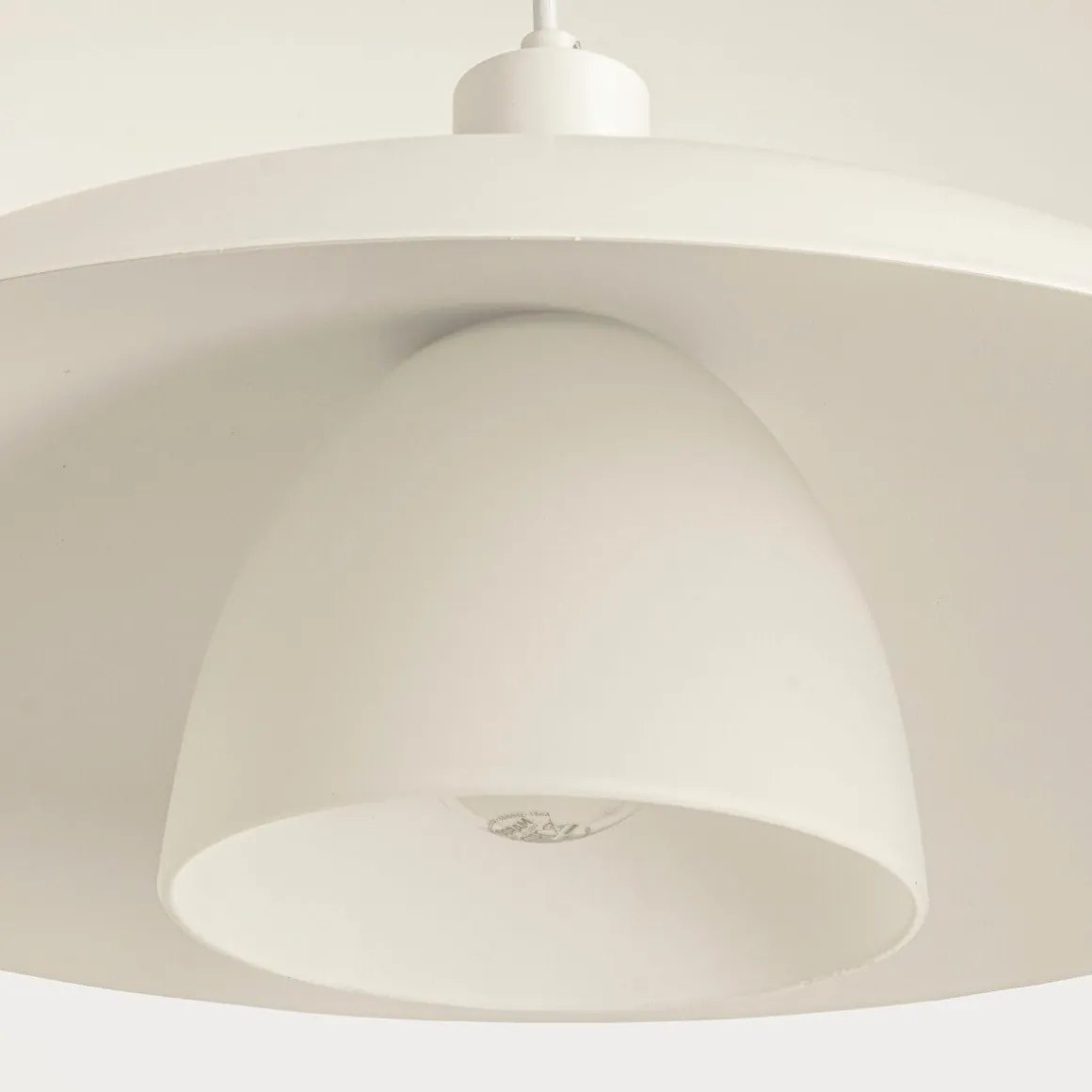 ALFA Taklampa 42cm Vit