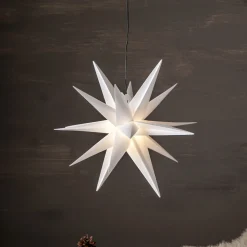 ALICE Batteristjärna 35cm Vit