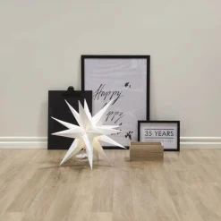 ALICE Batteristjärna 60cm Vit