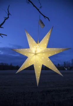 ALICE Stjärna 60cm 12LED IP44 Vit