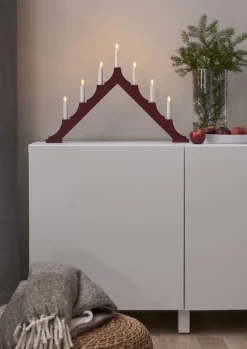 ALMA Ljusstake 40CM Röd