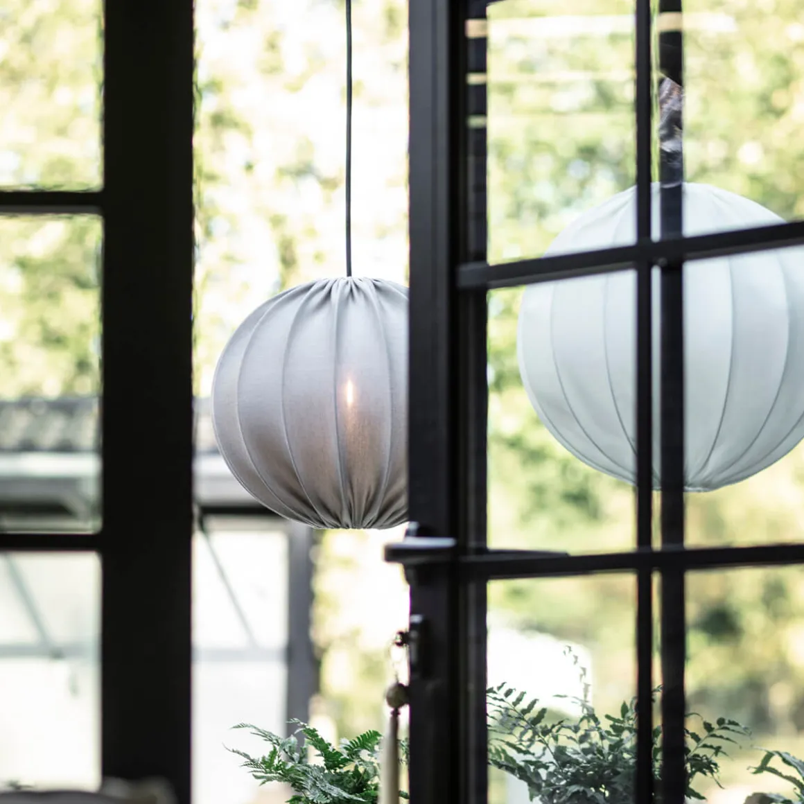 ALVA Takskärm Utomhus 40cm Etamine Grå