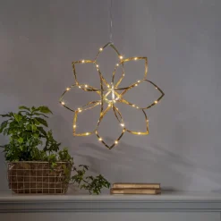 AMAZE Hängande dekoration 40cm 48LED Guld