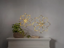 AMAZE Hängande dekoration 40cm 48LED Guld