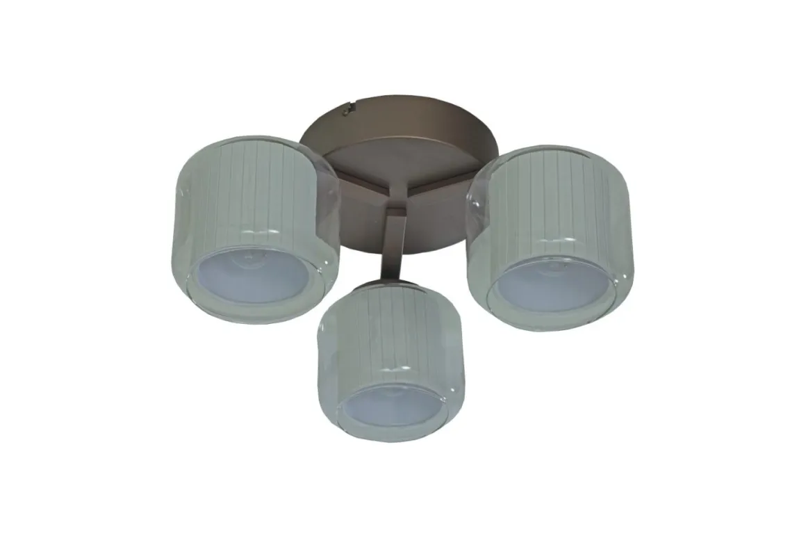 AMSTERDAM Plafond 46cm Brun/Vit