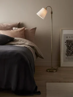 AMY Golvfot Flex 1-Arm 150cm Antikmässing