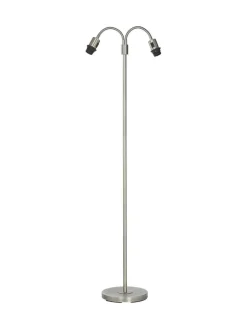 AMY Golvlampa Flex 2-Arm 150cm Krom