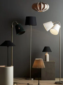 AMY Golvlampa Flex 2-Arm 150cm Krom