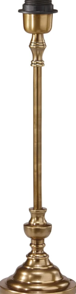 ANDREA Lampfot 43cm Antikmässing