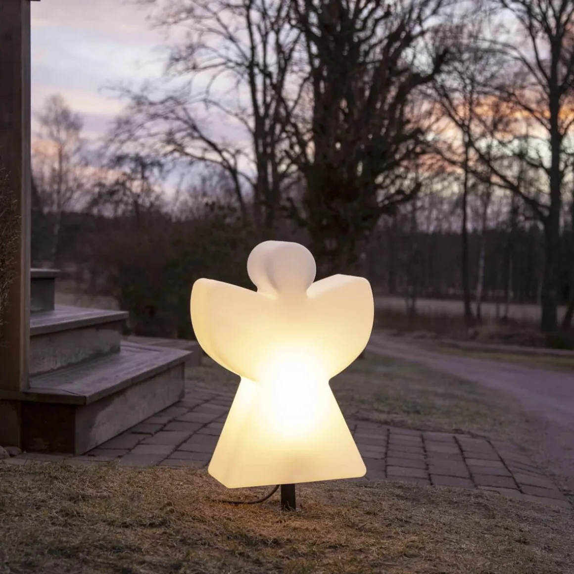 ANGEL Utomhusdekoration 55cm Vit IP65