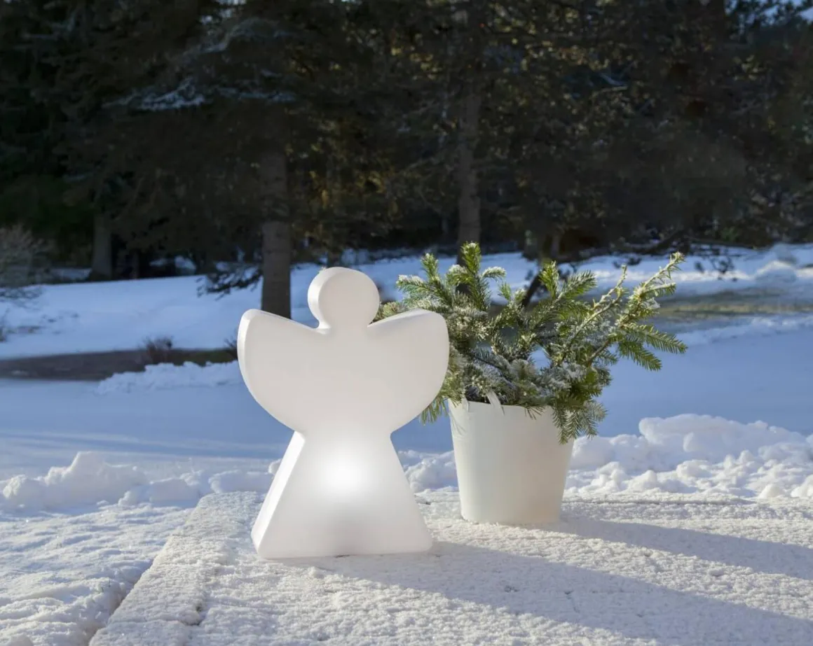 ANGEL Utomhusdekoration 55cm Vit IP65