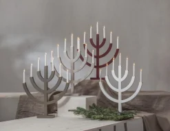 ANNO Ljusstake 7L 71cm Brun