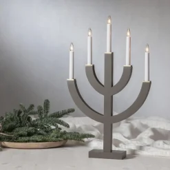 ANNO Ljusstake 5L 59cm Brun