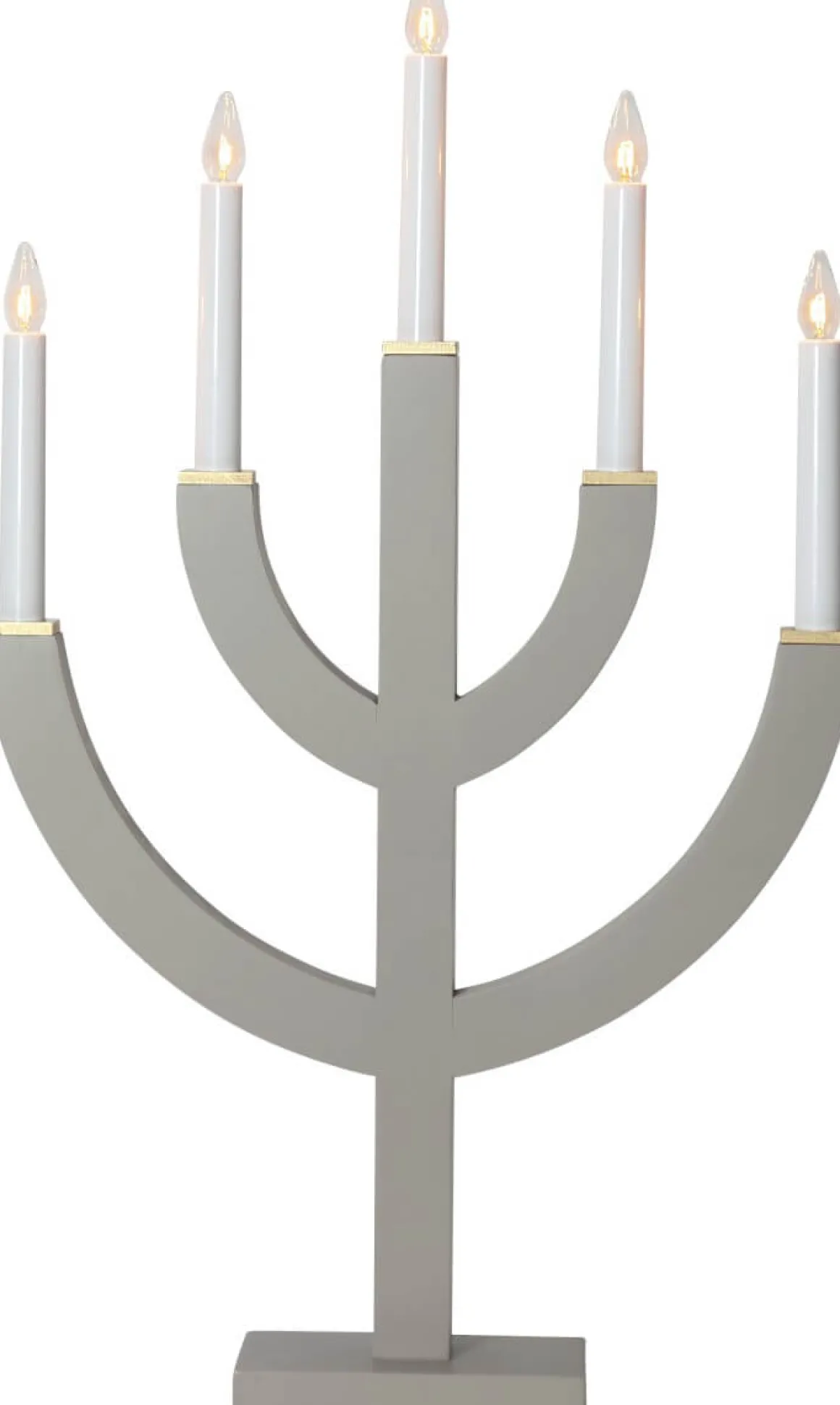 ANNO Ljusstake 5L 59cm Grå