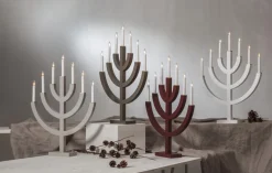 ANNO Ljusstake 7L 71cm Grå