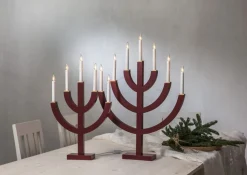 ANNO Ljusstake 7L 71cm Röd