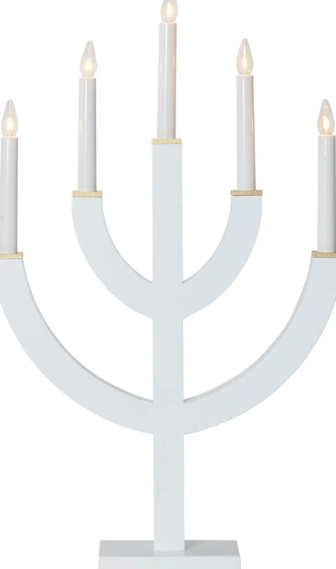 ANNO Ljusstake 5L 59cm Vit