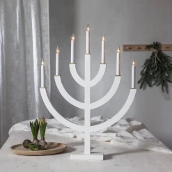 ANNO Ljusstake 7L 71cm Vit