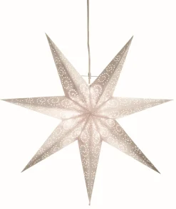 Antique Pappersstjärna 60cm Vit