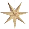 Antique Pappersstjärna 60cm Guld