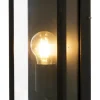 ARENDAL Vägglampa Ute 30cm Svart/Klar IP44