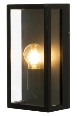 ARENDAL Vägglampa Ute 30cm Svart/Klar IP44