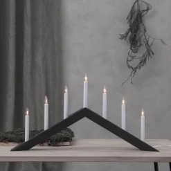 ARROW Ljusstake 36cm Grå