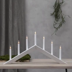 ARROW Ljusstake 36cm Vit