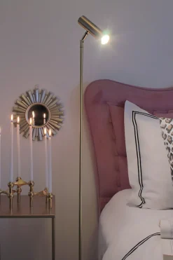 ARTIC Golvlampa Dimbar 140cm Matt Mässing