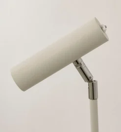 ARTIC Golvlampa LED Dubbel 137cm Vit/Krom