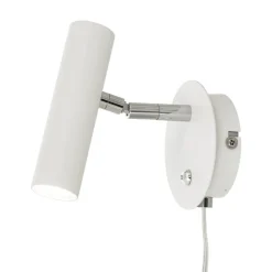 ARTIC Vägglampa Dimbar 16,5cm Vit/Krom