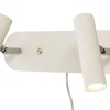 ARTIC Vägglampa LED Dubbel 30cm Vit/Krom
