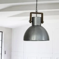 ASHBY SINGLE Tak/Fönsterlampa 29cm Pale Silver