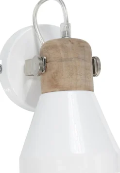 ASHBY Väggspot 20cm Vit